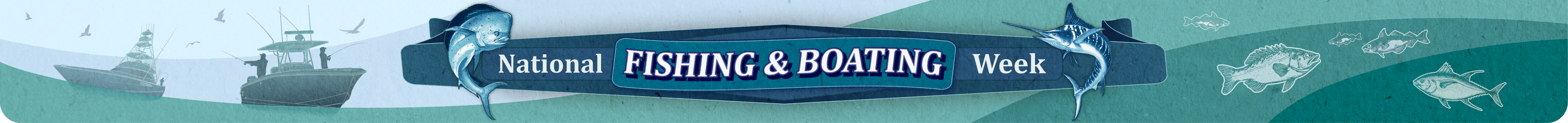 Website banner for National Fishing and Boating Week