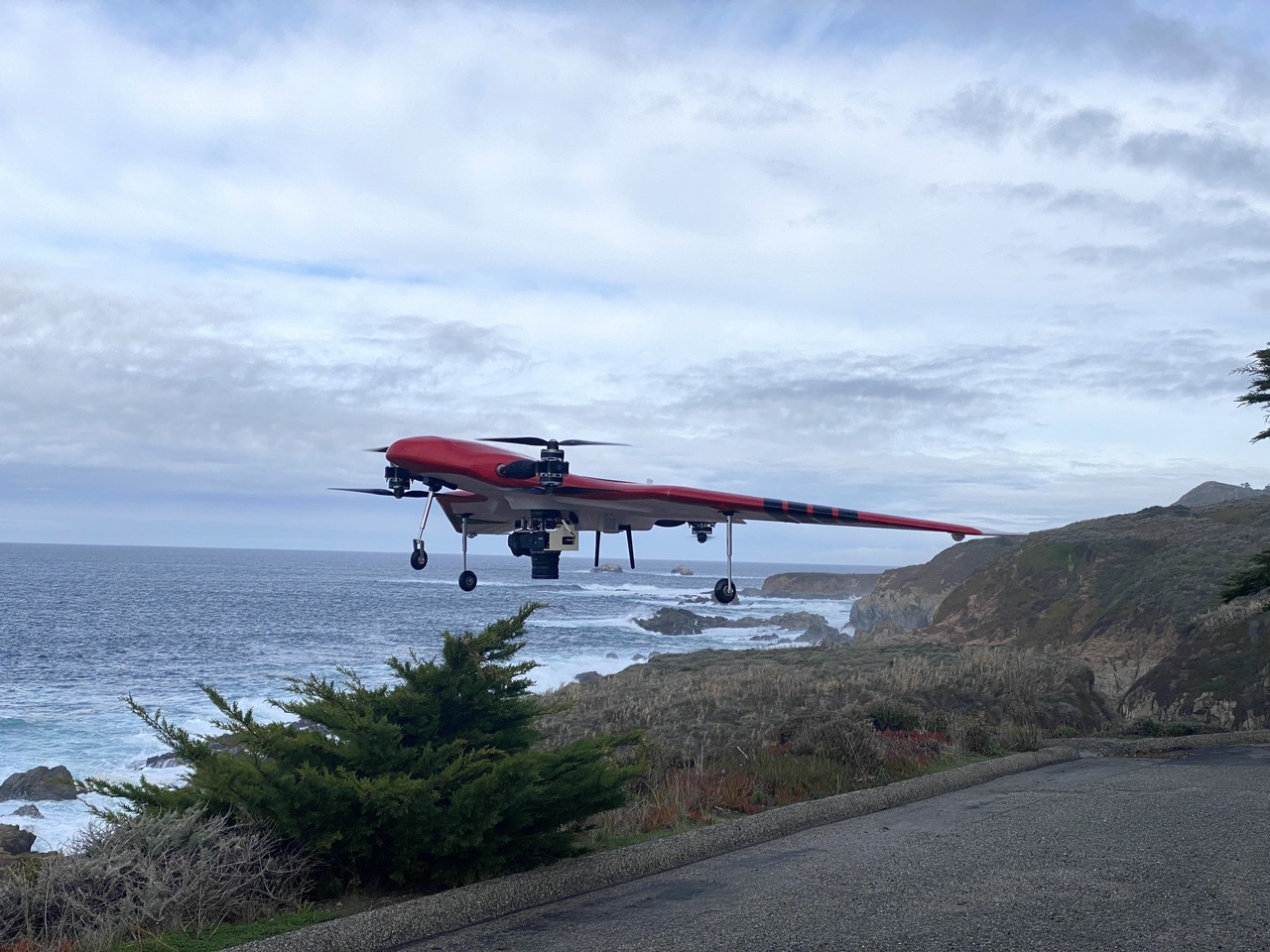 Photo of Firefly Drone flying at the Granite Canyon Field Station
