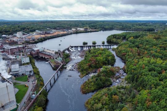 Woodland Dam (Credit: Maine Department of Marine Resources)