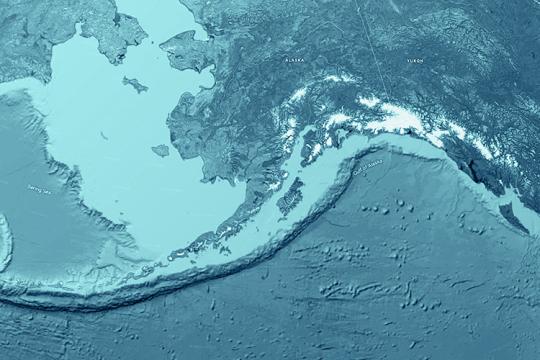 3d map of Alaska