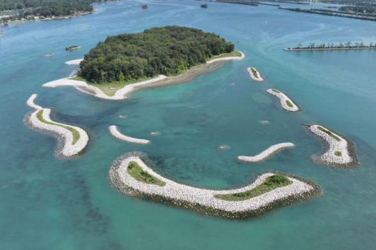 Sugar Island. Credit:  Rami Tamimi/Geoics LLC