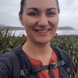 Alicia Miller at the seashore