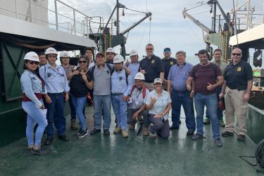 NOAA OLE Port State Measures Inspector Training in Lima, Peru.