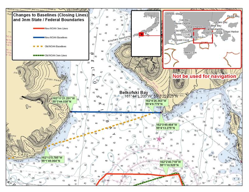 Chart for Belkofski Bay Chart for Belkofski Bay