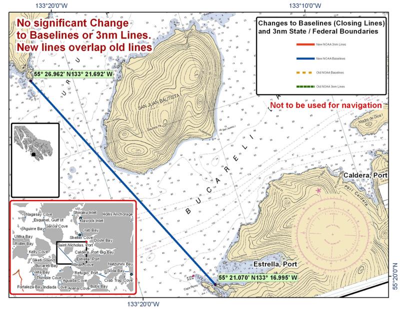 Chart for Bucarelli Bay Chart for Bucarelli Bay