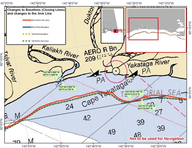 Chart for Cape Yakataga Chart for Cape Yakataga