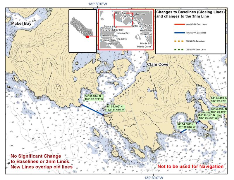 Chart for Clam Cove Chart for Clam Cove