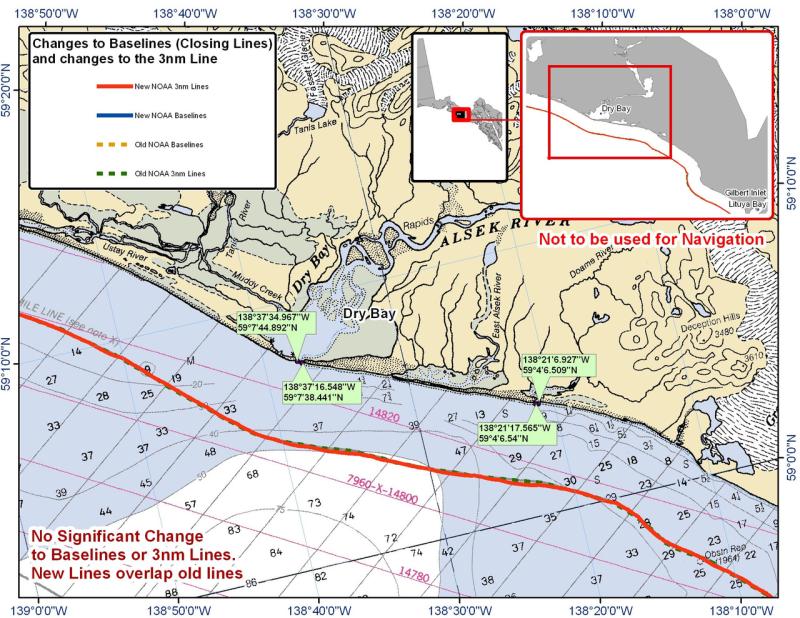 Chart for Dry Bay Chart for Dry Bay