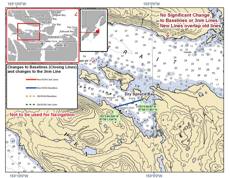 Chart for Dry Spruce Bay Chart for Dry Spruce Bay