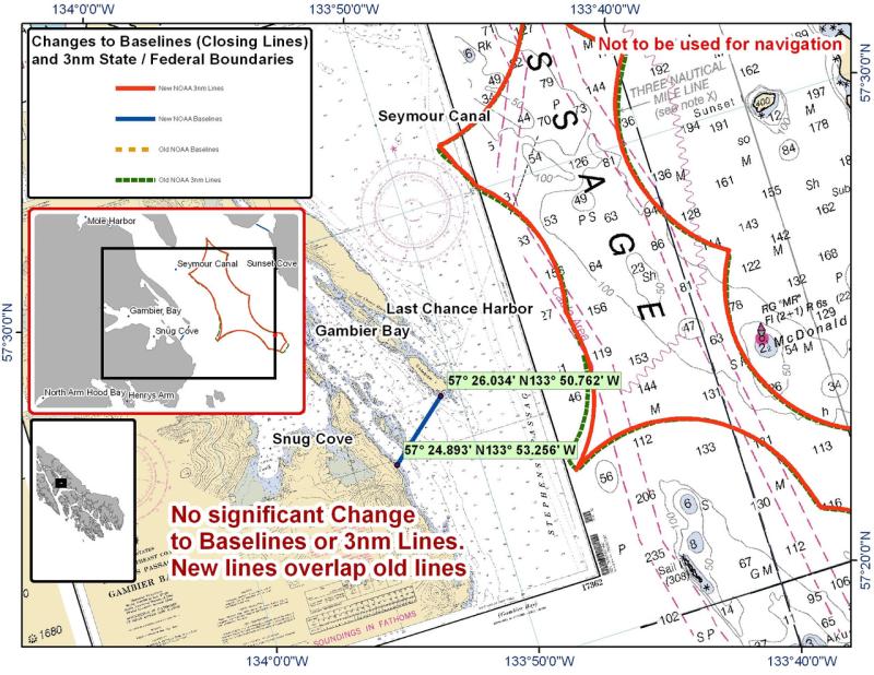Chart for Gambier Bay and the Surrounding Area Chart for Gambier Bay and the Surrounding Area