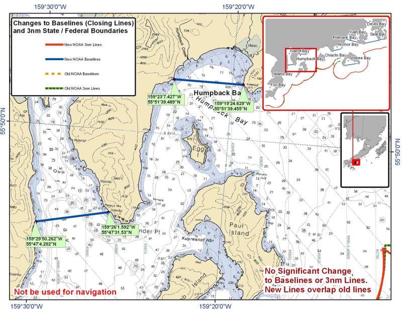Chart for Ivanof Bay and Humpback Bay Chart for Ivanof Bay and Humpback Bay