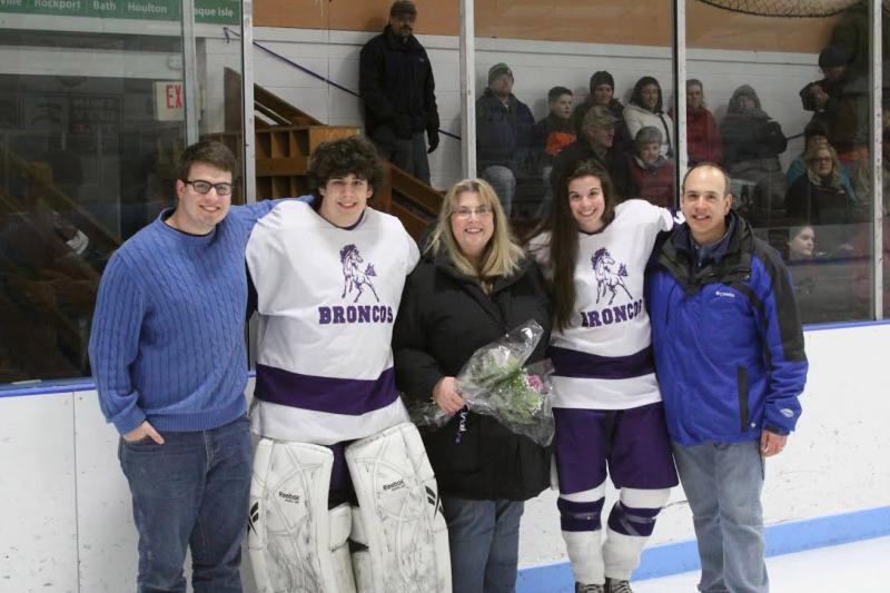 Hockey night for the Kocik family