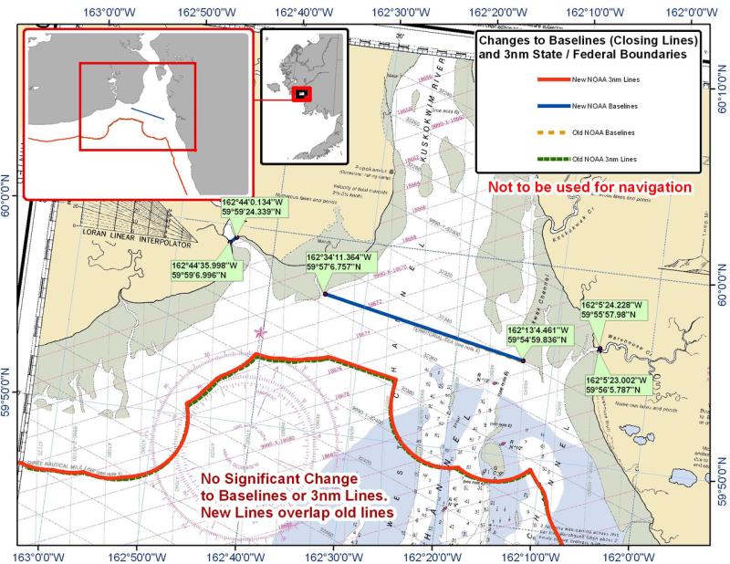 Chart for Kuskokwim River and the Surrounding Area Chart for Kuskokwim River and the Surrounding Area