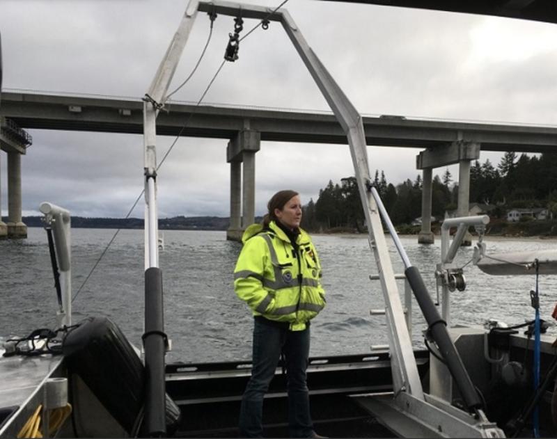 Megan Moore, NWFSC Scientist. Credit: NOAA Fisheries