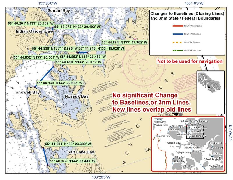 Chart for Nossuk Bay and the Surrounding Area Chart for Nossuk Bay and the Surrounding Area