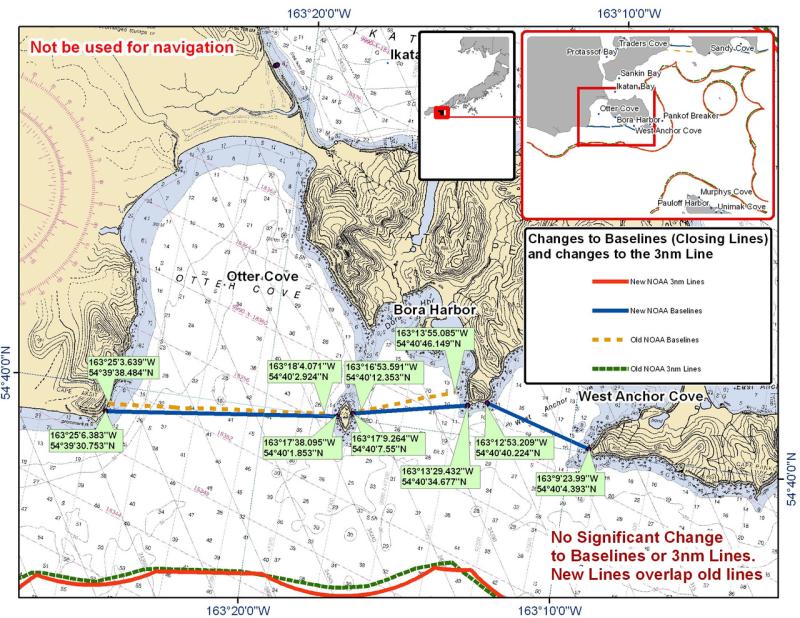 Chart for Otter Cove and the Surrounding Area Chart for Otter Cove and the Surrounding Area
