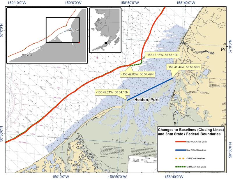 Chart for Port Heiden Chart for Port Heiden