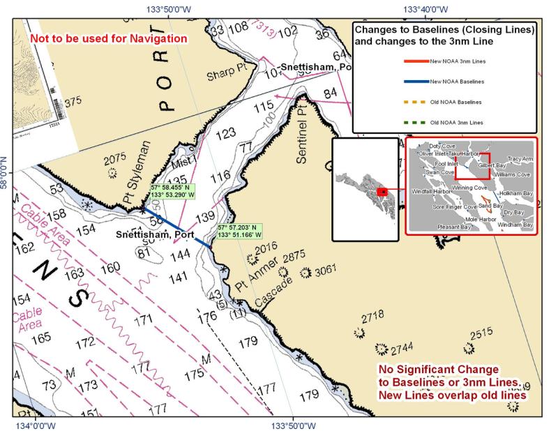 Chart for Port Snettisham Chart for Port Snettisham