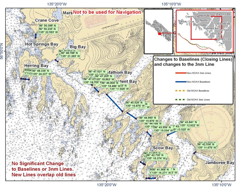 Chart for President Bay and the Surrounding Area Chart for President Bay and the Surrounding Area