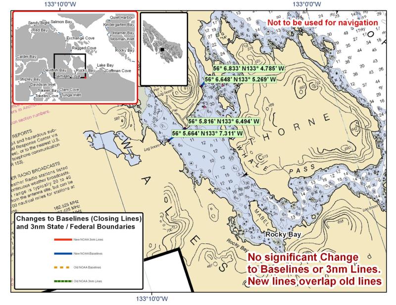 Chart for Rocky Bay and the Surrounding Area Chart for Rocky Bay and the Surrounding Area