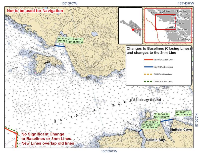 Chart for Salisbury Sound Chart for Salisbury Sound