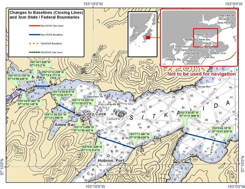 Chart for Sitkalidak Strait Chart for Sitkalidak Strait