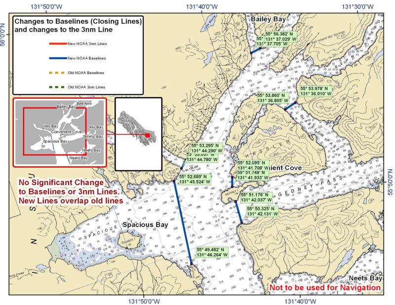 Chart for Spacious Bay and the Surrounding Area Chart for Spacious Bay and the Surrounding Area