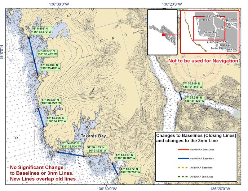 Chart for Takanis Bay and the Surrounding Area Chart for Takanis Bay and the Surrounding Area