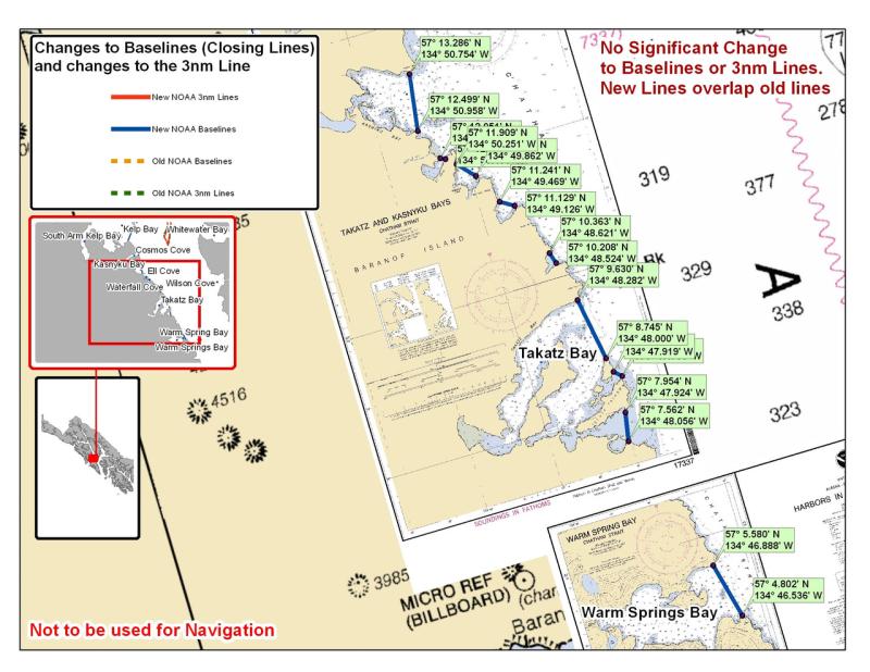 Chart for Takatz Bay and the Surrounding Area Chart for Takatz Bay and the Surrounding Area