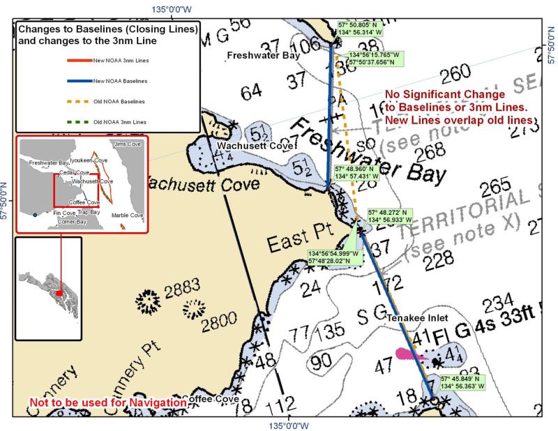 Chart for Tenakee Inlet and Wachusett Cove Chart for Tenakee Inlet and Wachusett Cove