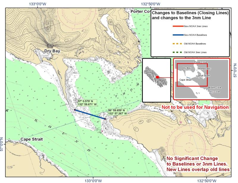 Chart for Thomas Bay Chart for Thomas Bay