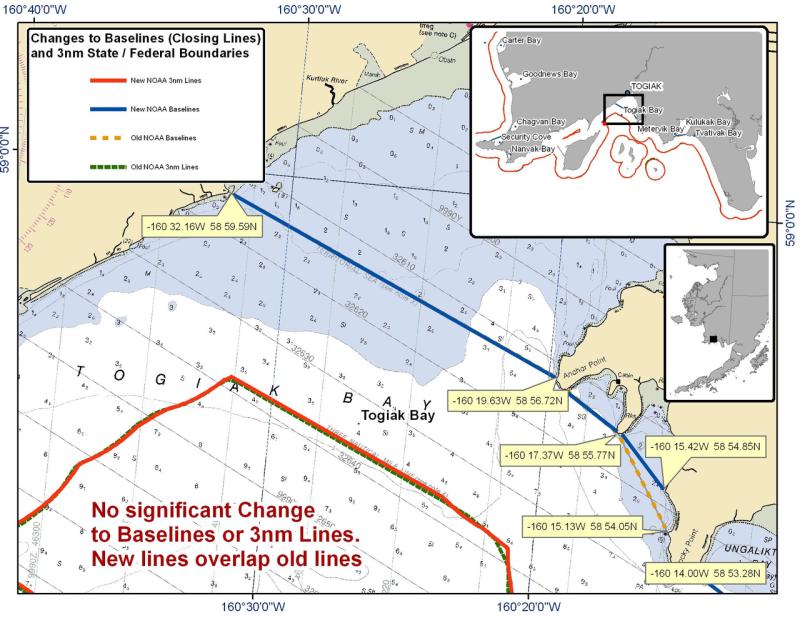 Chart for Togiak Bay Chart for Togiak Bay
