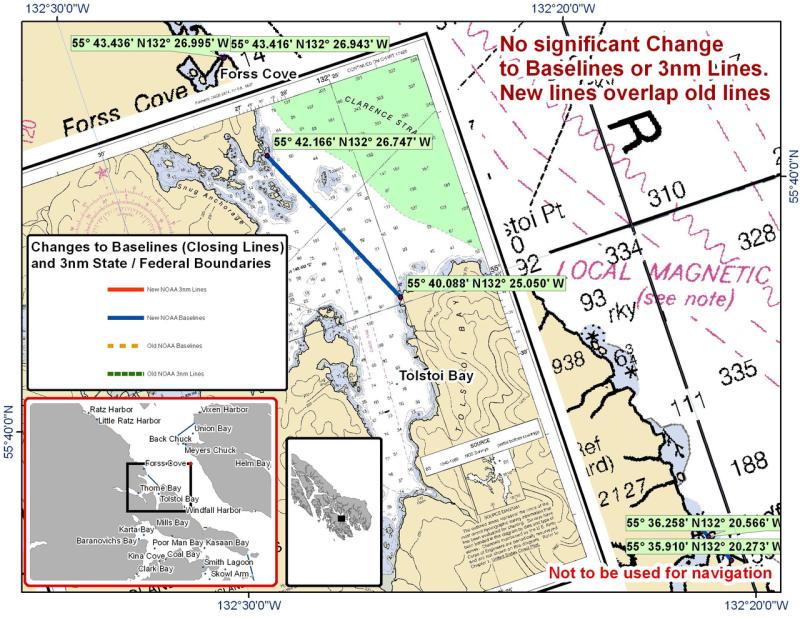 Chart for Tolstoi Bay and the Surrounding Area Chart for Tolstoi Bay and the Surrounding Area