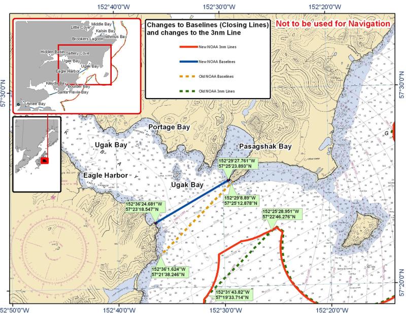 Chart for Ugak Bay Chart for Ugak Bay