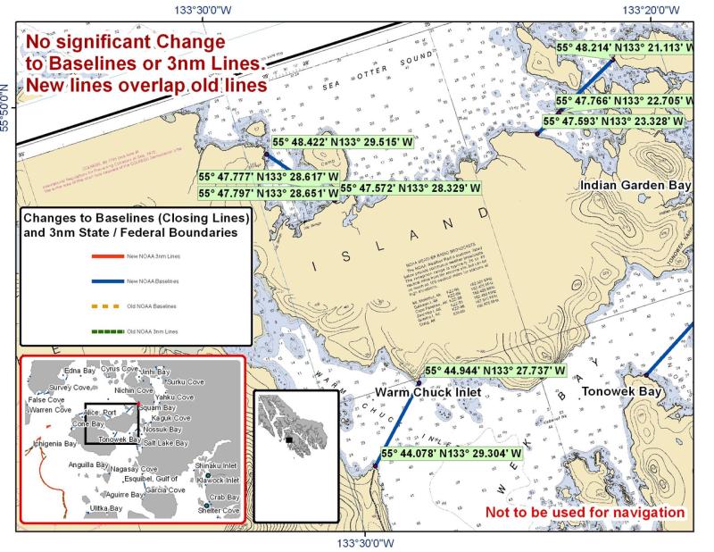 Chart for Warm Chuck Inlet and the Surrounding Area Chart for Warm Chuck Inlet and the Surrounding Area