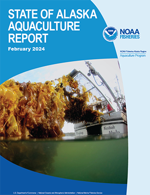 Front cover of the State of Alaska Aquaculture Report.