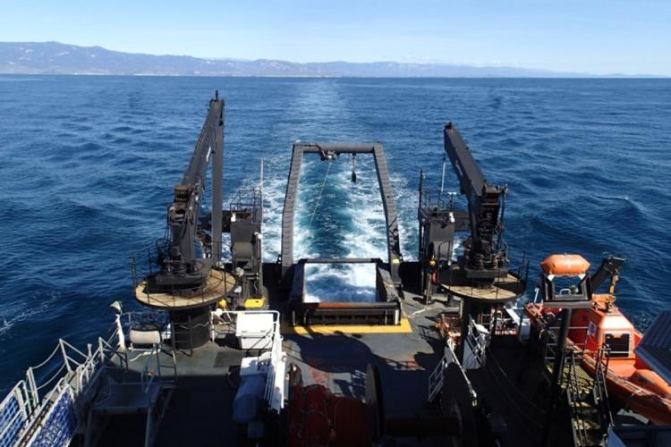 Back deck of the Bell M. Shimada