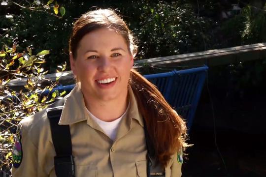 Carolyn Jacobson, veteran U.S. Army,  joined the 2015 NOAA/CCC Veterans Fisheries Corps.