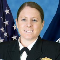 Headshot of Lieutenant Commander Emily Rose 