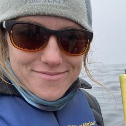 Carley Lowe at sea
