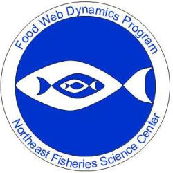 Logo for the  Food Web Dynamics Program, Fish within fish.