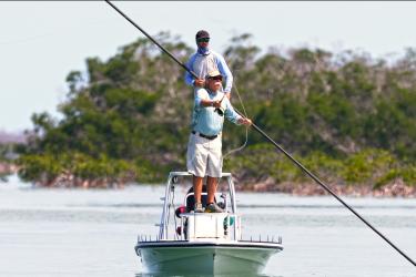 Fishermen out for a trip in Florida Keys National Marine Sanctuary