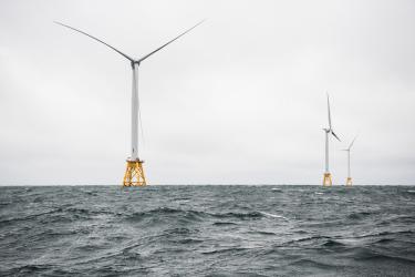 The first offshore wind farm in the United States, the 30 megawatt, 5 turbine Block Island Wind Farm, began commercial operations in 2016.