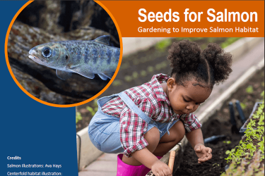 Cover of Seeds for Salmon: Gardening to Improve Salmon Habitat brochure