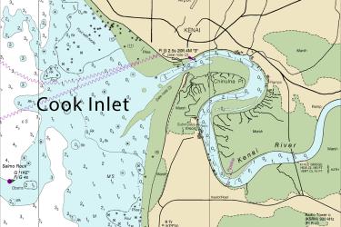 Map of Cook Inlet