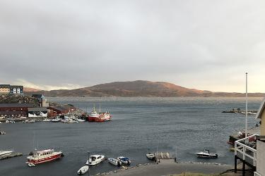 Qaqortoq Harbor in Greenland