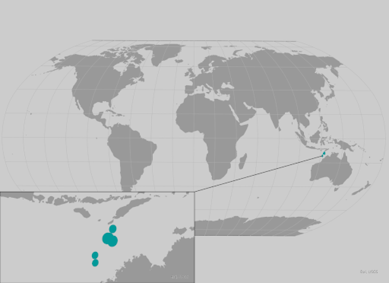 dusky snake range map