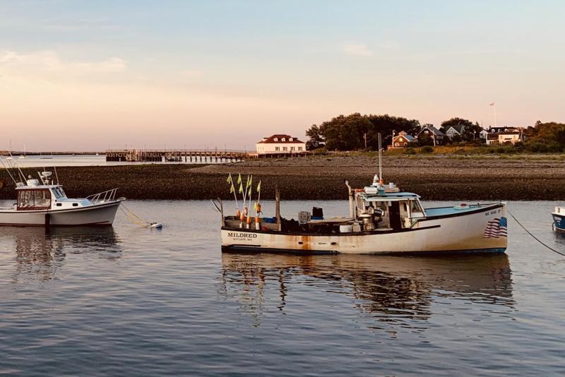  An image of a fishing boat in the Stellwagen Bank National Marine Sanctuary
