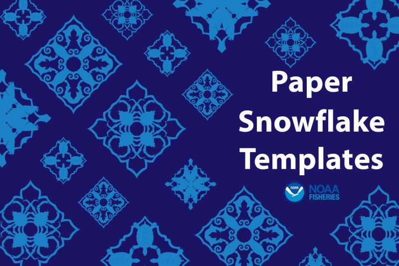 Printable Paper Snowflake Template, Winter Activities