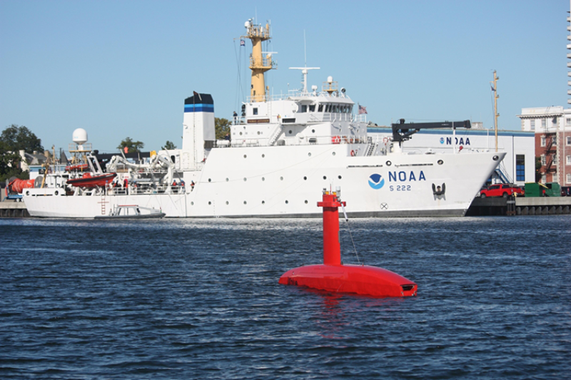Uncrewed Surface Vehicle on water